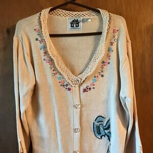 Storybook Knits Cardigan Sweater Blue Jay Beauty